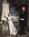 Frederick Augustus Hervy and his Granddaughter Lady Caroline Cricthon